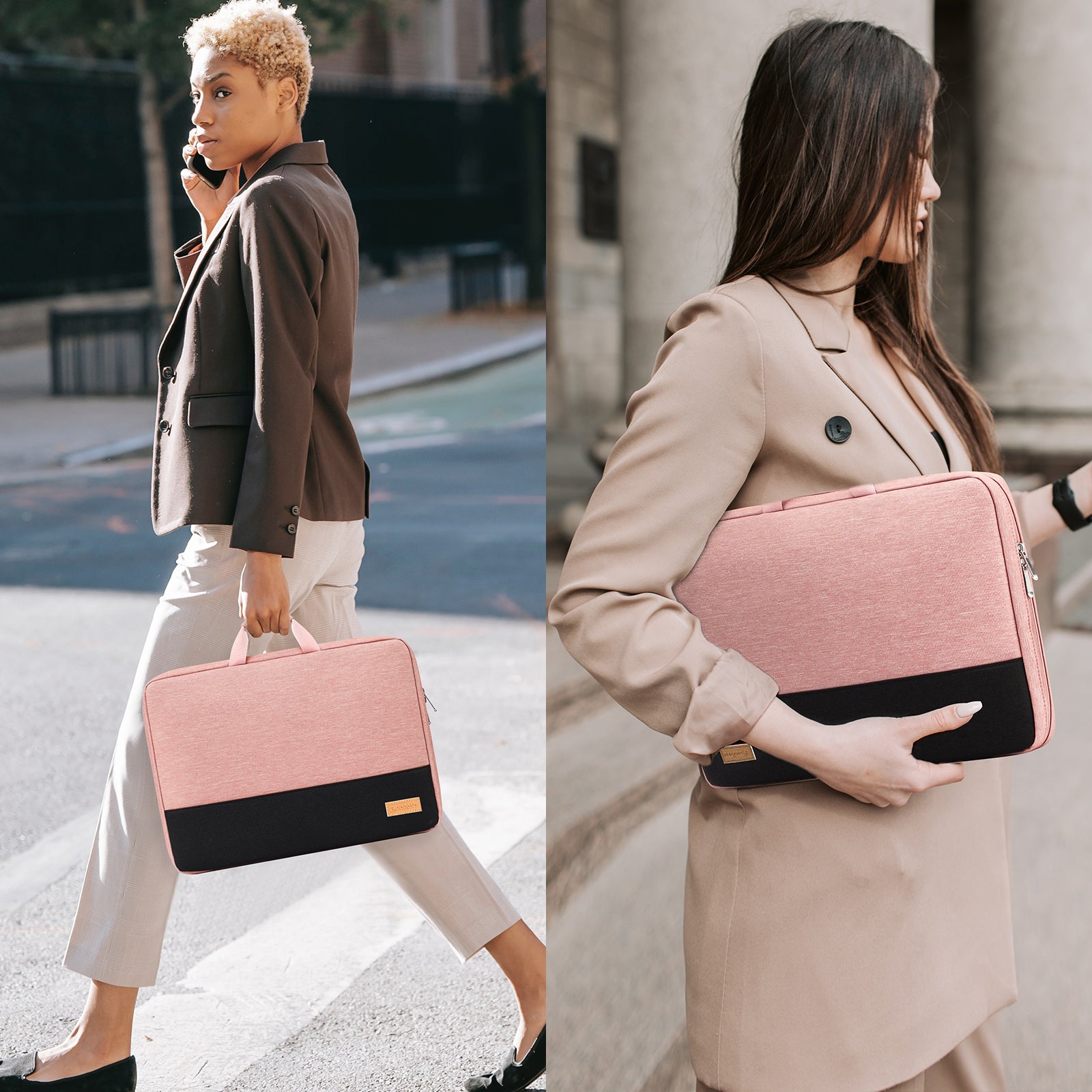 Bagasin Laptop Sleeve Case, Laptop Sleeve Water Resistant with 4-Layer Protection, Computer Carrying Bag Compatible with MacBook, HP, Dell, Lenovo, Asus Notebook